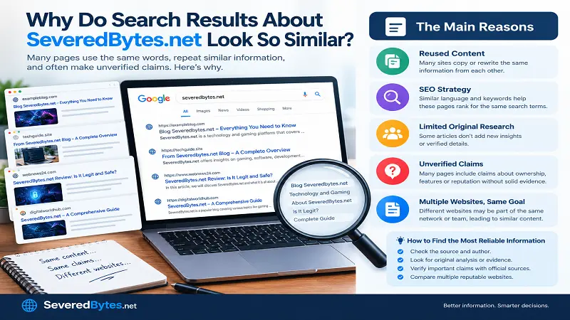 Why Do Search Results About SeveredBytes.net Look So Similar?
